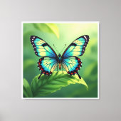 Tanz des Schmetterlings Leinwanddruck (Vorderseite)