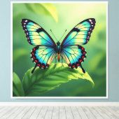 Tanz des Schmetterlings Leinwanddruck (Insitu (Holzboden))