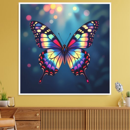 Tanz des Schmetterlings Leinwanddruck (Insitu (Wohnzimmer))