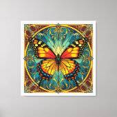 Tanz des Schmetterlings Leinwanddruck (Vorderseite)