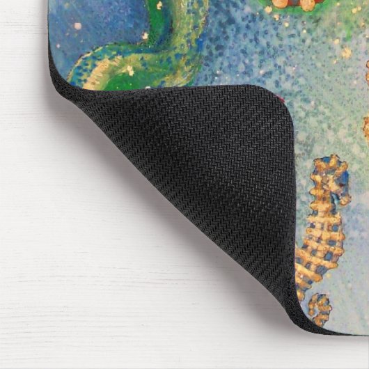 Tanz des Seepferds Mousepad (Ecke)