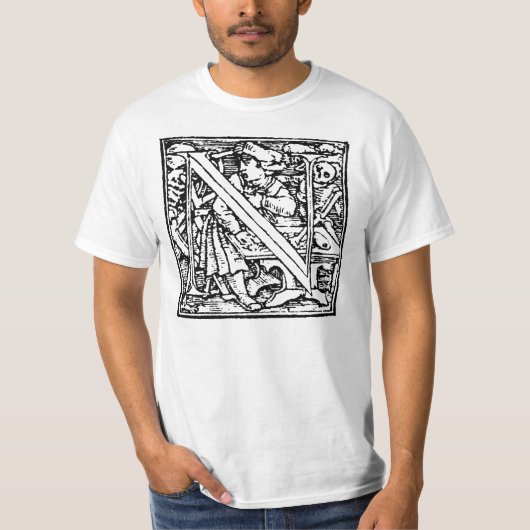 Tanz des Todes Buchstabe N Shirt (Vorderseite)