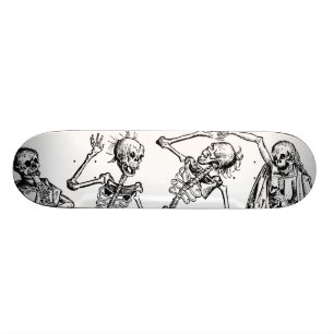 Tanz des Todes durch Michael Wolgemut 1493 Skateboard