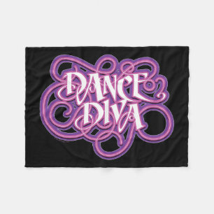 Tanz-Diva Fleecedecke