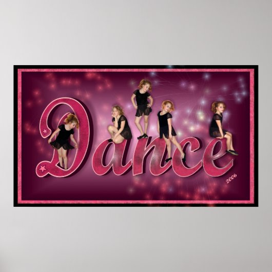 Tanz - Drucken Poster (Vorne)