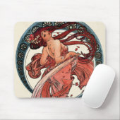 Tanz durch Alfons Mucha 1898 Mousepad (Mit Mouse)