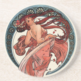 Tanz durch Alfons Mucha 1898 Untersetzer