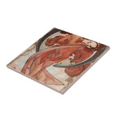 Tanz durch Alphonse Mucha Fliese (Seite)