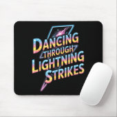 Tanz durch den Blitzschlag Tänzer Motiva Mousepad (Mit Mouse)