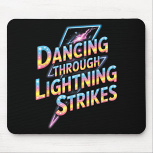 Tanz durch den Blitzschlag Tänzer Motiva Mousepad