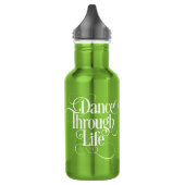 Tanz durch Leben Edelstahlflasche (Links)