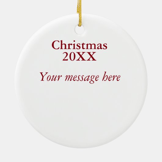 Tanz durch Leben Keramik Ornament (Hinten)