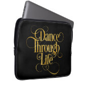 Tanz durch Leben Laptopschutzhülle (Vorne Rechts)