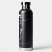 Tanz durch Leben, Pencil Ballerina Personalisiert Trinkflasche (links)