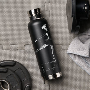 Tanz durch Leben, Pencil Ballerina Personalisiert Trinkflasche