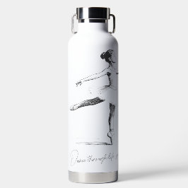 Tanz durch Leben, Pencil Ballerina Personalisiert Trinkflasche