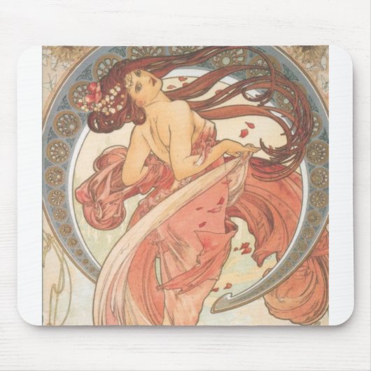 Tanz durch Mucha Mousepad (Vorne)