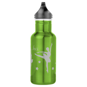 Tanz durchs Leben Zitat Tänzer Geschenk Ballerina Edelstahlflasche