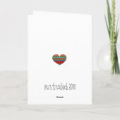 Tanz ein bisschen Geburtstag Karte (Rückseite)