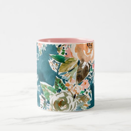 TANZ ESSEN SCHLAF-WIEDERHOLUNG bunte hübsche Zweifarbige Tasse (Mittel)