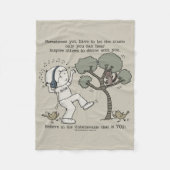 Tanz Fleecedecke (Vorderseite)