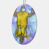 Tanz für Freude Keramik Ornament (Links)