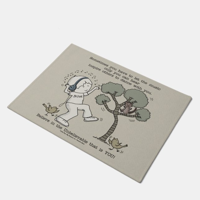 Tanz Fußmatte (Schrägansicht)