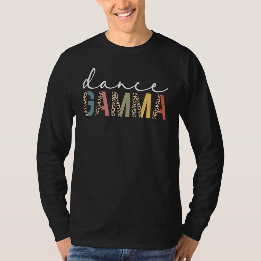 Tanz-Gamma einer Tänzerin Gamma-Tanzender Leoparde T-Shirt (Vorderseite)