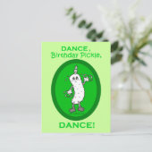 Tanz, Geburtstagsschlampe, Tanz! Postkarte (Stehend Vorderseite)