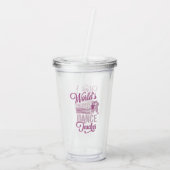 Tanz-Geschenk das | der Welt beststes für Lehrer Acryltrinkbecher (Rückseite)