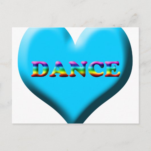 Tanz! Geschenke Postkarte (Vorderseite)