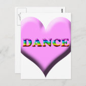 Tanz! Geschenke Postkarte (Vorne/Hinten)