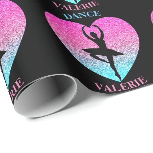 Tanz Geschenkpapier (Rolleneckpunkt)