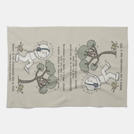 Tanz Geschirrtuch (Horizontal)