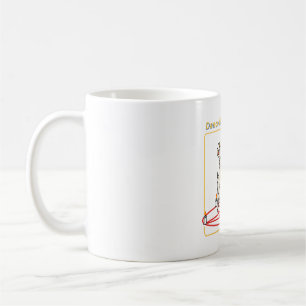 Tanz glücklich kaffeetasse