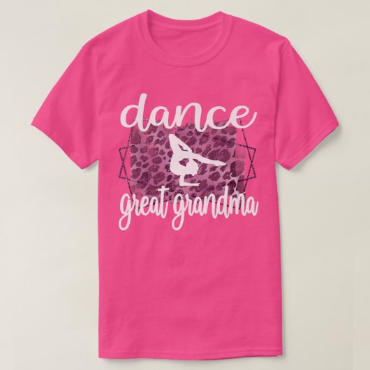 Tanz große Oma einer Tänzerin Großmutter T-Shirt (Design vorne)