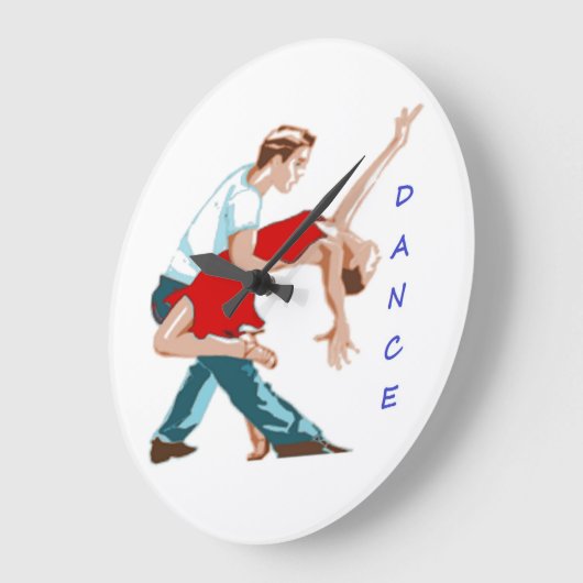 Tanz Große Wanduhr (Winkel)