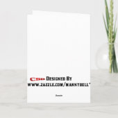 Tanz-Gruß-Karte Karte (Rückseite)