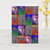 Tanz-Gruß-Karte Karte (Gelbe Blume)