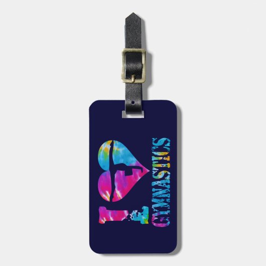 Tanz-Gymnastik-Beifall-Gepäckanhänger Gepäckanhänger (Vorderseite vertikal)