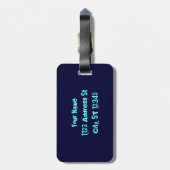 Tanz-Gymnastik-Beifall-Gepäckanhänger Gepäckanhänger (Rückseite vertikal)