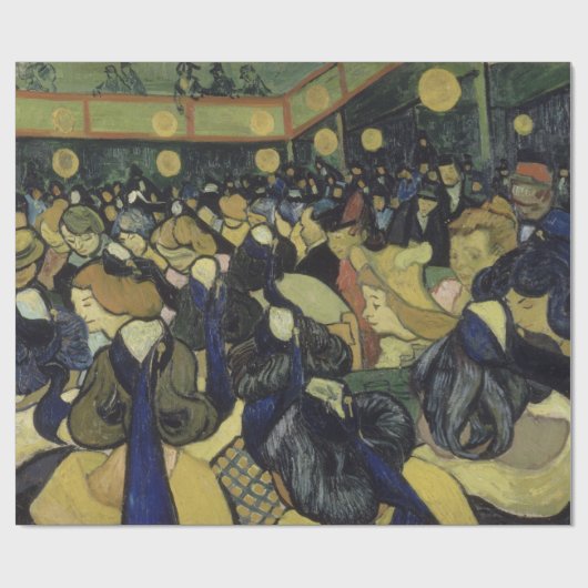 Tanz Hall in Arles durch Vincent van Gogh Geschenkpapier (Flach)