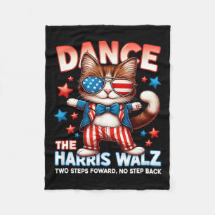 Tanz Harris Wheimer Funny Cat Ladys Kamala H Fleecedecke