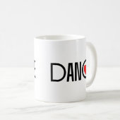 Tanz-Herz Kaffeetasse (VorderseiteRechts)