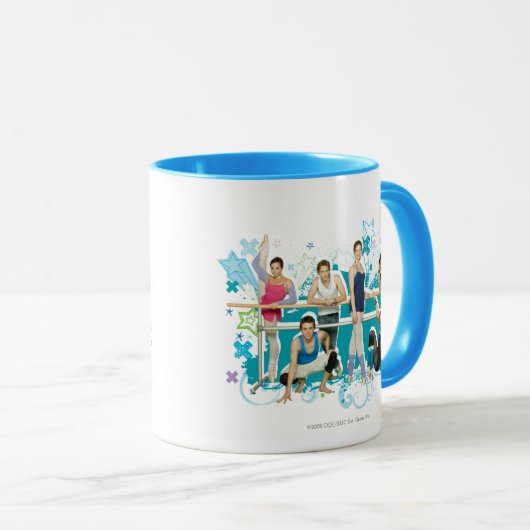 Tanz-Hochschulform-Grafik Tasse (VorderseiteRechts)