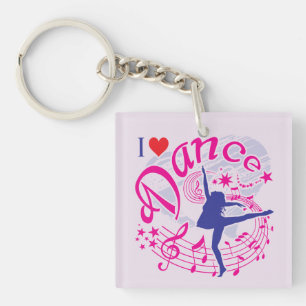 Tanz - I Liebe Tanz Schlüsselanhänger