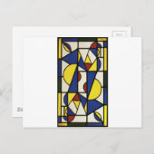 Tanz I von Theo van Doesburg Postkarte (Vorne/Hinten)