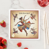 "Tanz im Blut" Serviette (Beispiel)