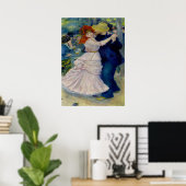 Tanz im Bougival - Pierre Auguste Renoir Poster (Heimbüro)
