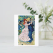 Tanz im Bougival Pierre-Auguste Renoir Postkarte (Stehend Vorderseite)
